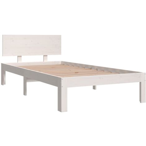 Massivholzbett Weiß 90x190 cm vidaXL