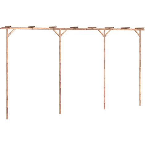 Pergola Bambus 385x40x205 cm vidaXL (1/6)