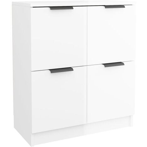 Sideboard Hochglanz-Weiß 60x30x70 cm Holzwerkstoff vidaXL