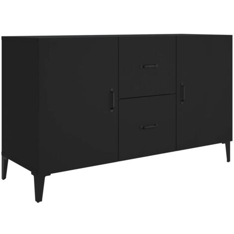 Sideboard Schwarz 100x36x60 cm Holzwerkstoff vidaXL