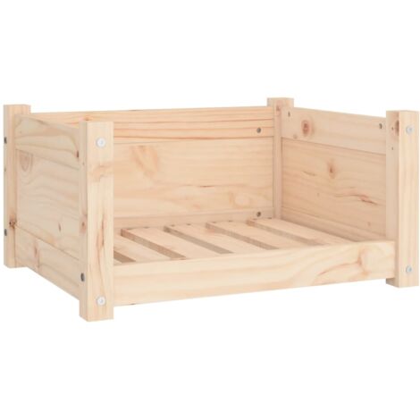 Hundebett 55,5 x 45,5 x 28 cm Massivholz Kiefer vidaXL