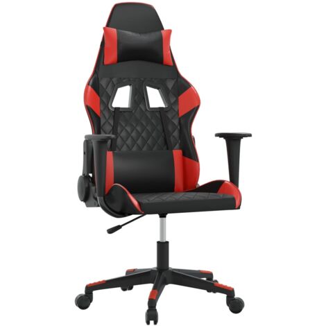 Gaming-Stuhl Schwarz und Rot Kunstleder vidaXL