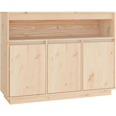 Sideboard 104,5x34x80 cm Massivholz Kiefer vidaXL