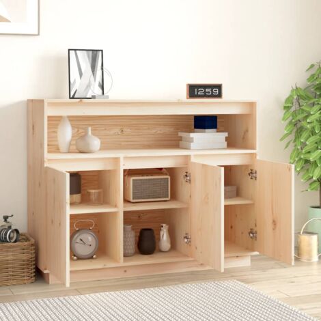 Sideboard 104,5x34x80 cm Massivholz Kiefer vidaXL
