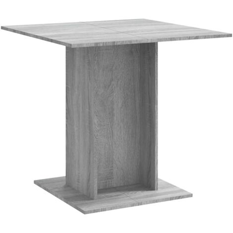 Esstisch Grau Sonoma 80x80x75 cm Holzwerkstoff vidaXL