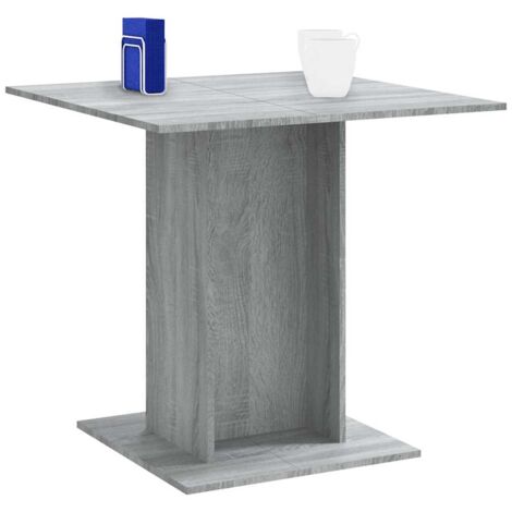 Esstisch Grau Sonoma 80x80x75 cm Holzwerkstoff vidaXL