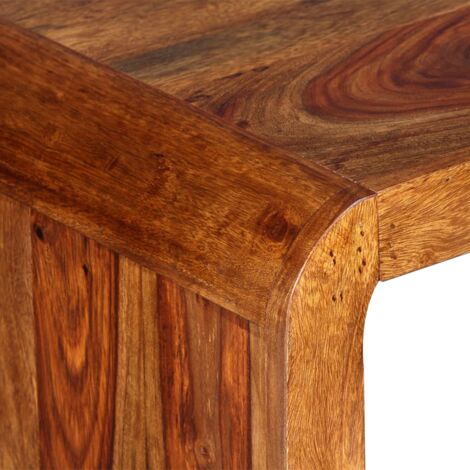 Sideboard/Schreibtisch Massivholz Braun vidaXL