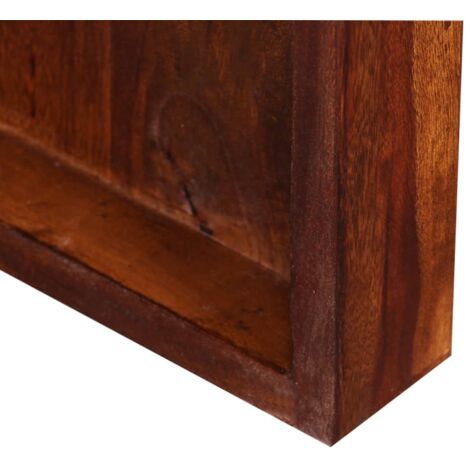 Sideboard/Schreibtisch Massivholz Braun vidaXL