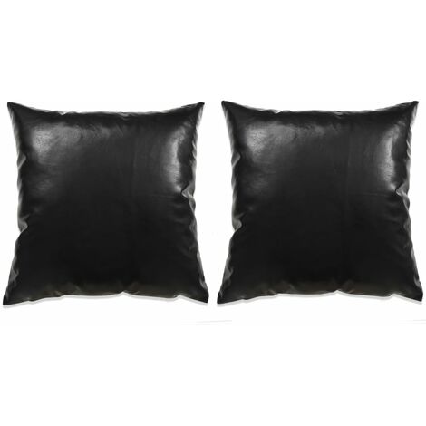 Leinenoptik Terrakotta 50x50 cm Kissenbezüge 4 Stk