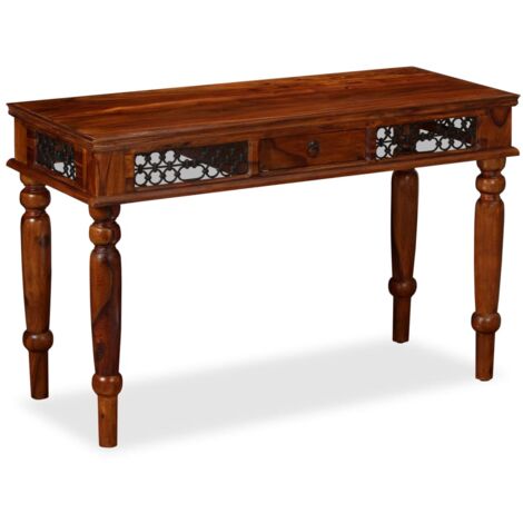 Schreibtisch Massivholz 120 x 50 x 76 cm vidaXL