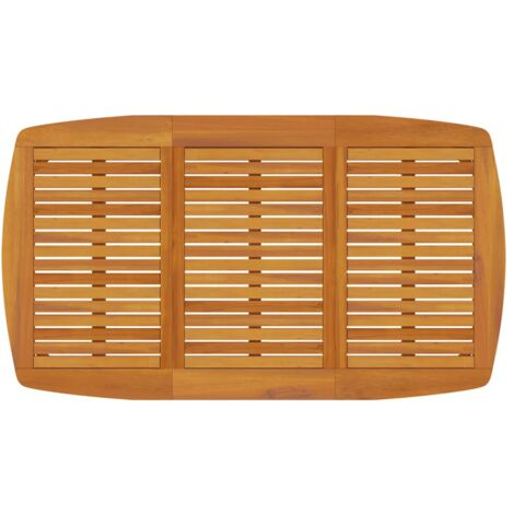 Gartentisch 160x90x75 cm Massivholz Akazie vidaXL