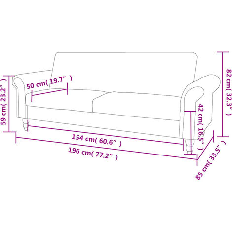 2-Sitzer Schlafsofa mit Armlehnen Künstliches Wildleder Braun vidaXL
