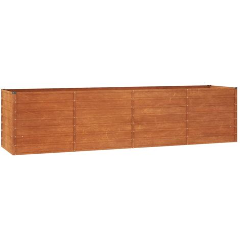 Hochbeet Rostig 320x80x77 cm Cortenstahl vidaXL
