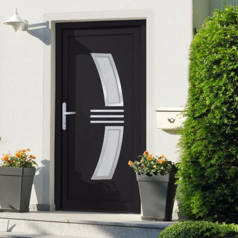 Haustür Anthrazit 98x200 cm PVC vidaXL