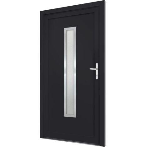 Haustür Anthrazit 108x200 cm PVC vidaXL
