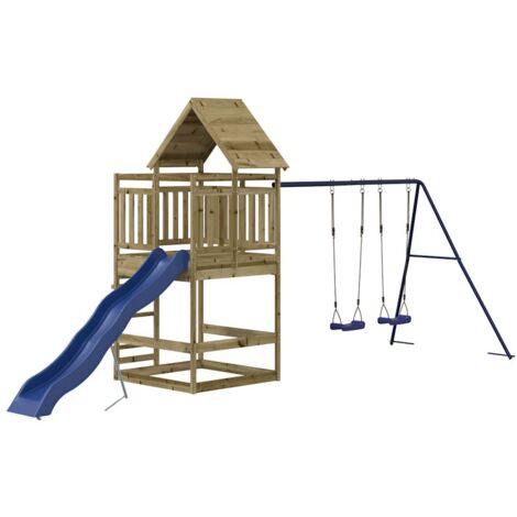 Spielturm Imprägniertes Kiefernholz vidaXL (1/5)