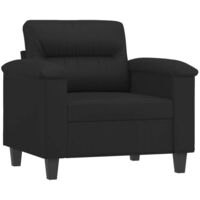 Sessel Schwarz 60 cm Kunstleder vidaXL