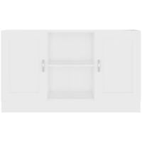 vidaXL Sideboard 120x30,5x70cm Spanplatte Weiß