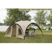 Bo-Camp Partyzelt Event Pavillon Shelter Zelt Camping Strandzelt Medium Beige 