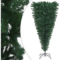 vidaXL Künstlicher Weihnachtsbaum Umgekehrt LEDs & Kugeln 180 cm