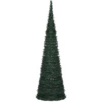 vidaXL Künstlicher Pop-Up-Weihnachtsbaum mit LED Grün 150 cm