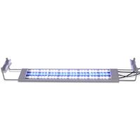 Vidaxl Aquarium Led Lampe 50 60 Cm Aluminium Ip67