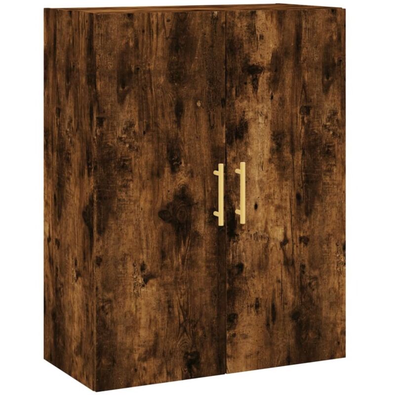 Wall Mounted Cabinet Smoked Oak 69 ...