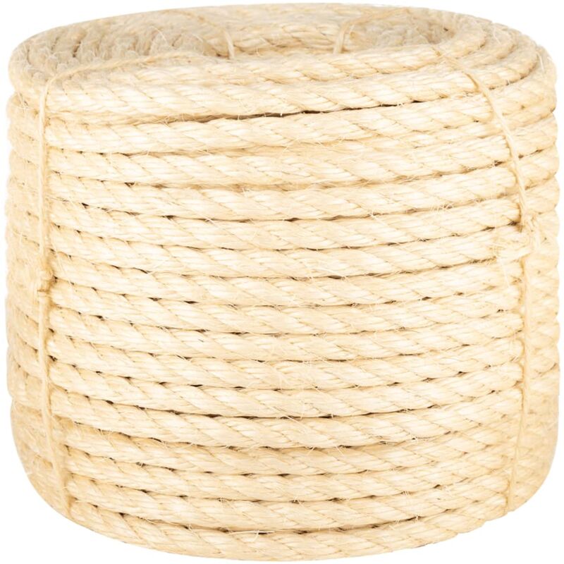 30m/100ft Clothes Washing Line Outdoor, 6mm Heavy-duty Cotton Rope