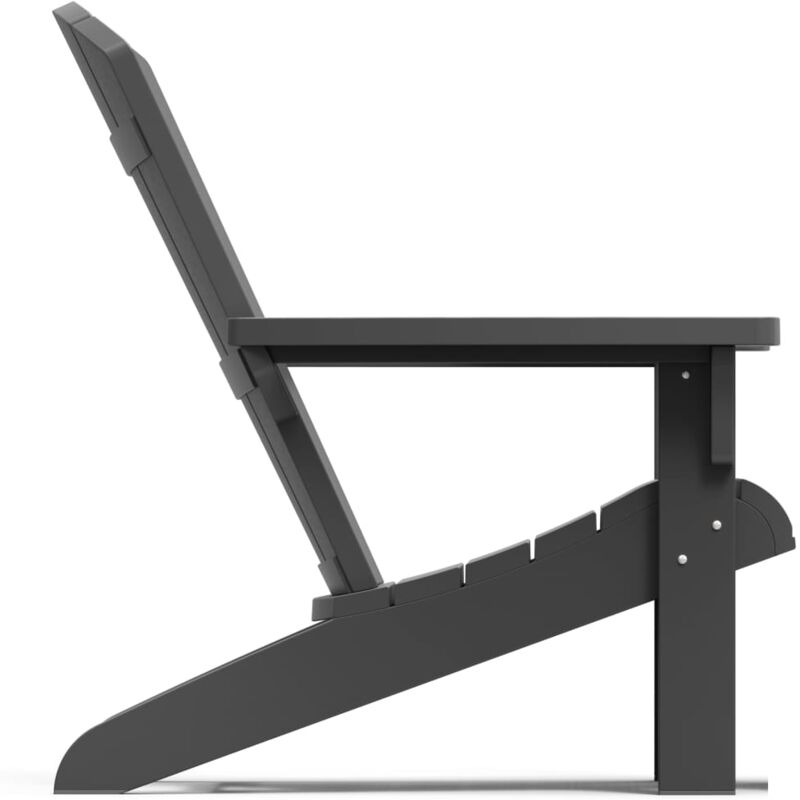Keter Adirondack Chair Troy Graphite Grey, Troy Blue Resin Adirondack Chair
