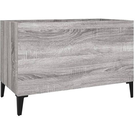 Record Cabinet Grey Sonoma 74.5x38x48 cm Engineered Wood vidaXL (1/5)