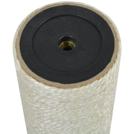 Cat Scratching Post 8x25 cm 10 mm Beige vidaXL