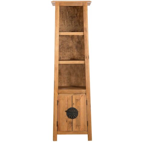 Freestanding Bathroom Cabinet Solid Pinewood 48x32x170 cm vidaXL