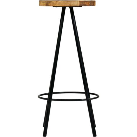 Bar Chairs 4 pcs Solid Mango Wood vidaXL