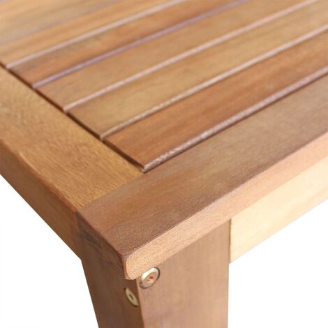 Bar Table Oak 60x107.5 cm MDF 