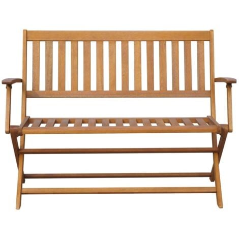 Garden Bench 120 cm Solid Acacia Wood vidaXL