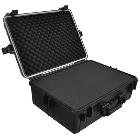 Transport Hard-Case Black w/ Foam 35 Liter capacity vidaXL