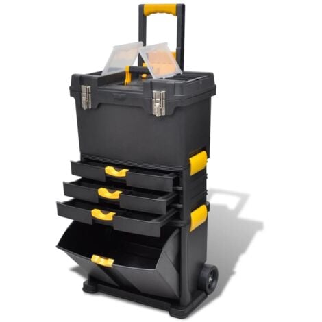 Tool Case Chest Tool Trolley Portable vidaXL
