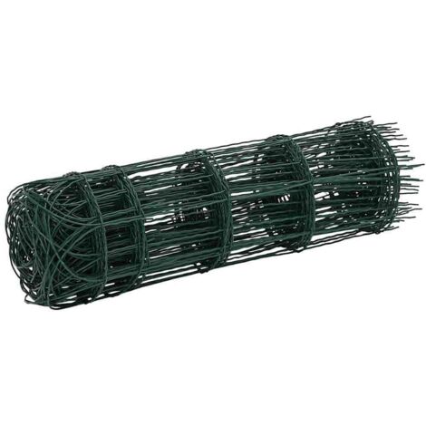 Garden Border Fence Powder-coated Iron 25x0.65 m vidaXL