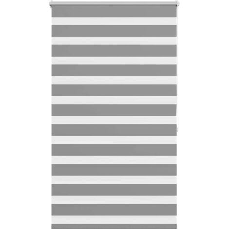 Blind  Grey  Polyester  80 x 175 cm  Modern  Blinds  Rectangular vidaXL