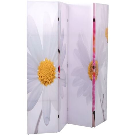 Folding Room Divider 160x170 cm Flower vidaXL