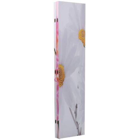 Folding Room Divider 160x170 cm Flower vidaXL