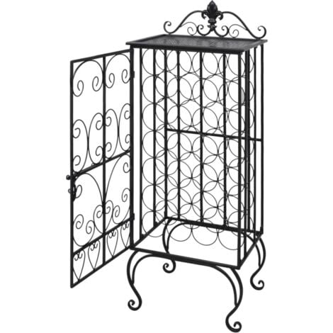 Wine Rack for 28 Bottles Metal vidaXL