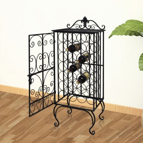 Wine Rack for 28 Bottles Metal vidaXL
