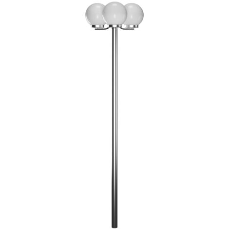 Garden Lamp Post 3 Lamps 220 cm vidaXL