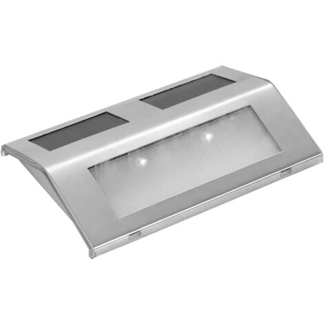 Solar 4 x Stair Lamp vidaXL