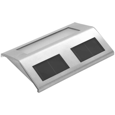 Solar 4 x Stair Lamp vidaXL