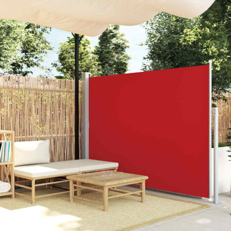 Patio Terrace Side Awning 160 x 300 cm Red vidaXL