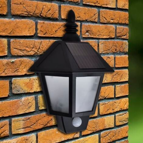 Solar Wall Lamp with Motion Sensor vidaXL