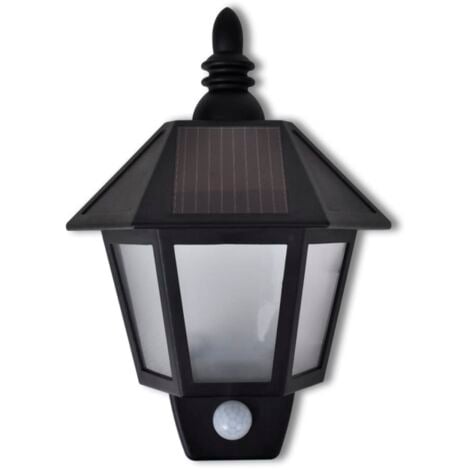 Solar Wall Lamp with Motion Sensor vidaXL