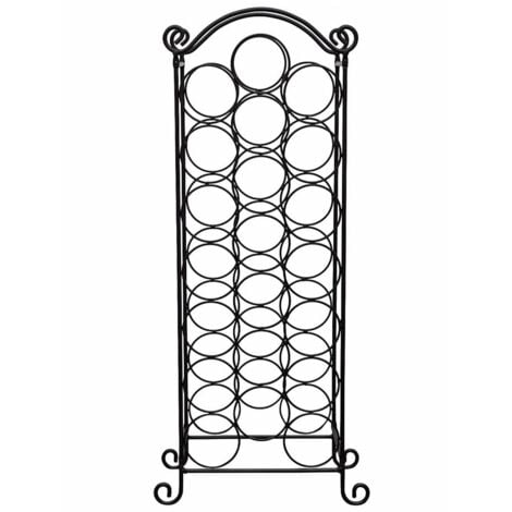 Wine Rack for 21 Bottles Metal vidaXL